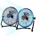 Vie Air 14 In. Twin Pack Industrial High Velocity Heavy Duty Metal Floor Fan with 3 Speed Settings
